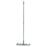 Balai plat avec manche t&eacute;lescopique L120 cm