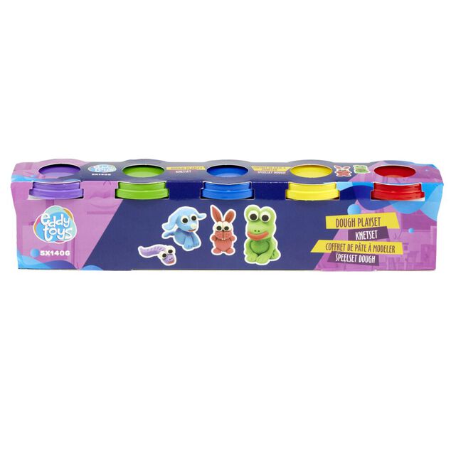 P&acirc;te &agrave; modeler x5 pots multicolore 140g