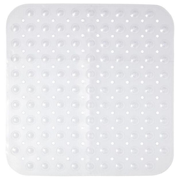 Fond de douche design bulle relief pvc blanc transparent