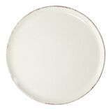 Assiette plate Lisbonne en grès beige Ø27cm