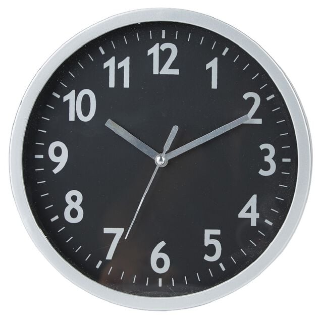 Horloge ronde en métal Ø20 cm