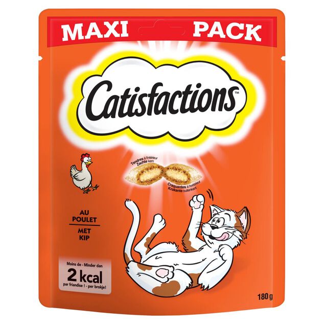 Friandise pour chat Castisfactions saveur poulet maxi pack sachet 180g