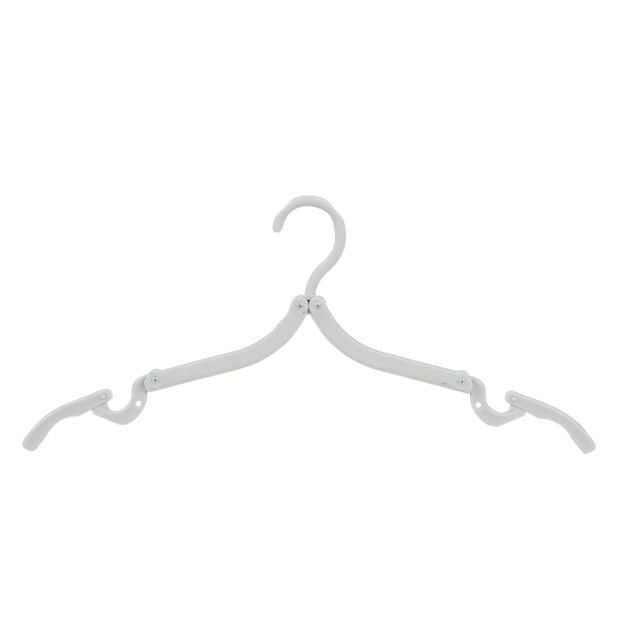 Cintre pliable bleu blanc et gris x3