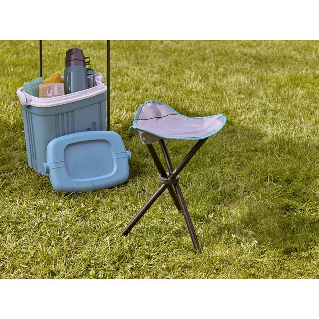 Tabouret tr&eacute;pied pliant