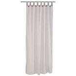 Voilage à oeillets gris clair 140x240cm