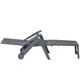 Bain de soleil Viva plastique gris 190x72xH38cm