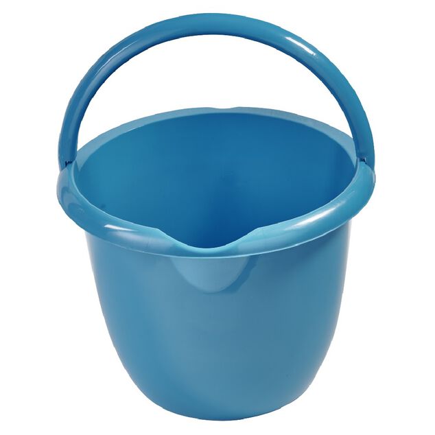 Seau bleu avec anse 7 L