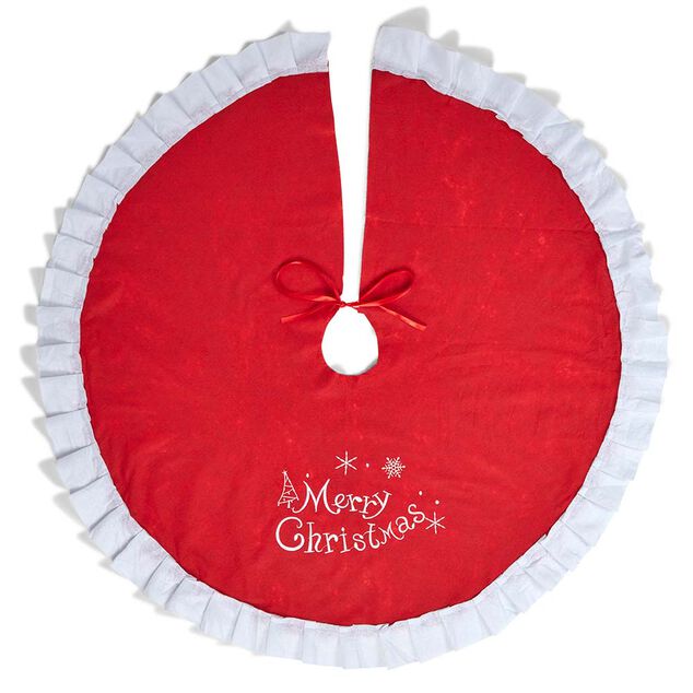 Tour de sapin de No&euml;l en feutre Merry Christmas