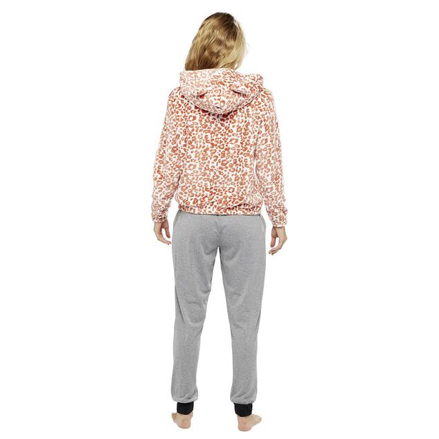 Sweat pyjama l&eacute;opard pour adulte Taille S/M ou L