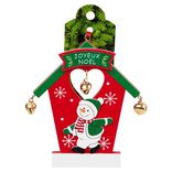 Porte nom design maison de Noël (plusieurs modèles)