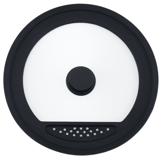 Couvercle universel verre et silicone &Oslash;29,5cm