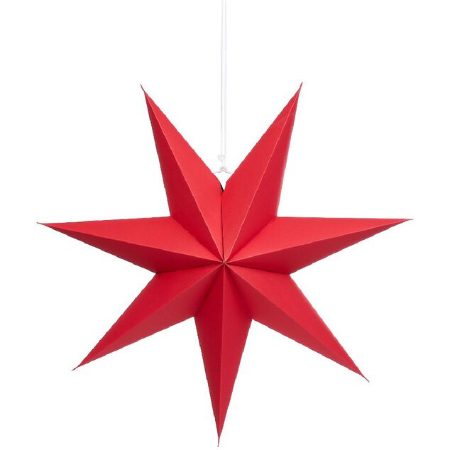 Suspension 3D étoile à suspendre pliable papier 50xH50cm