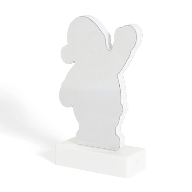 Père noël miroir infini lumineux 117LED H23,5cm