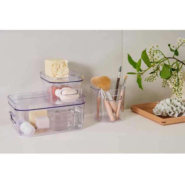 Bo&icirc;te de rangement plastique transparent SmartStore Compact Clear XS