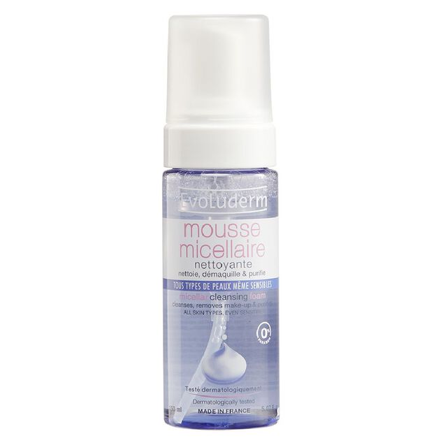 Mousse micellaire netoyante Evoluderm 150 ml