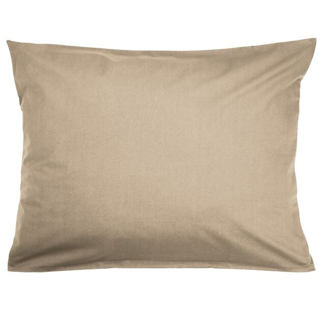 Taies d'oreiller rectangulaire x2 microfibre uni 50x70cm (4 mod&egrave;les)