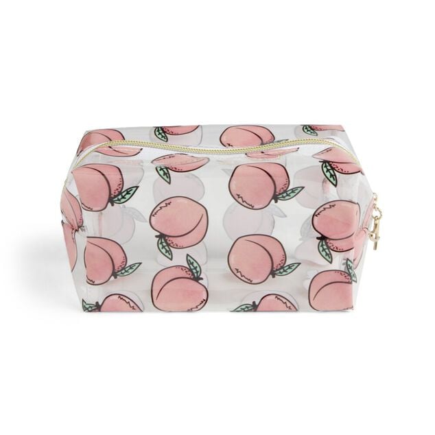 Trousse cosm&eacute;tique transparente &agrave; motifs - 3 mod&egrave;les