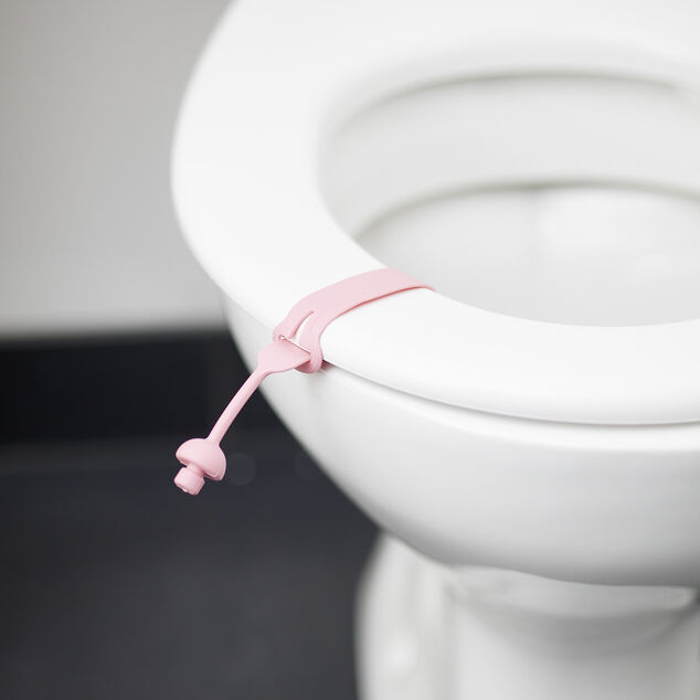 Lève couvercle de toilette en silicone L24cm (4 modèles)