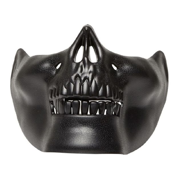 Demi masque de squelette en plastique