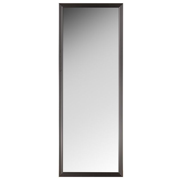 Miroir rectangulaire bord plastique noir 72,5xH195cm