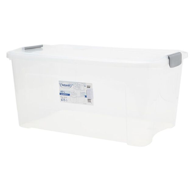 Box de rangement Combi Tontarelli 43 L transparent