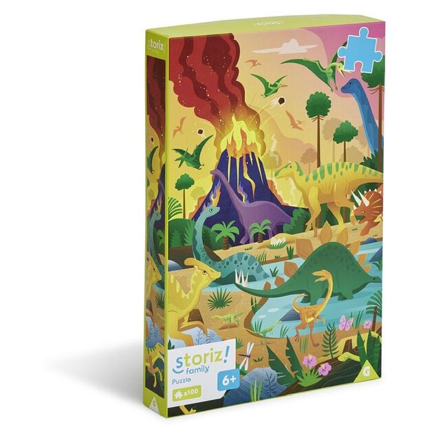 Puzzle enfant 100 pi&egrave;ces dinosaure
