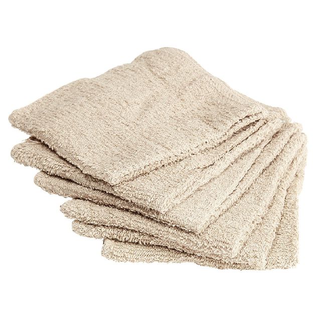 Lot de 4 serviettes pour invit&eacute;s en coton - 6 coloris