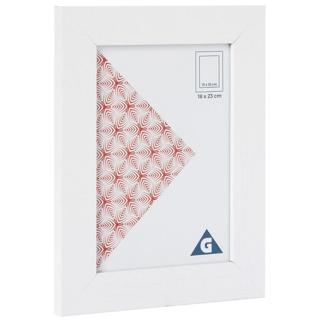 Cadre photo blanc 1 vue 13 x 18 cm