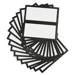 Chevalet marque place x 20 noir et blanc