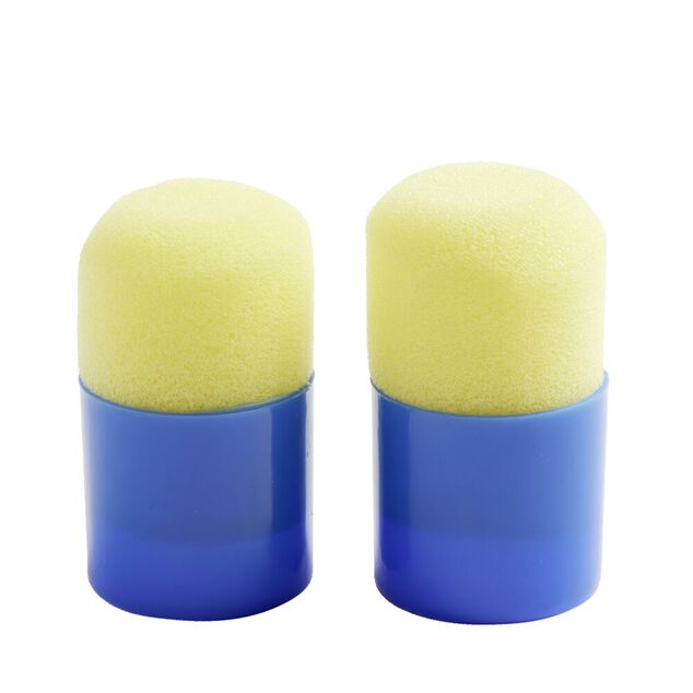 Tampons en mousse ronds &Oslash;3,5x6cm - 2 pi&egrave;ces