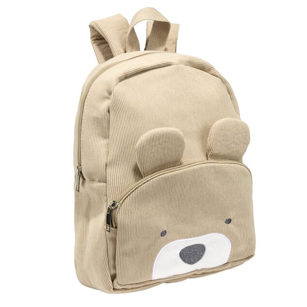 Sac &agrave; dos enfant ourson marron 24x10xH30cm