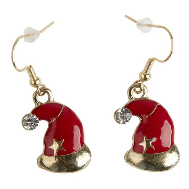 Boucle d'oreille de No&euml;l x2 (6 mod&egrave;les)