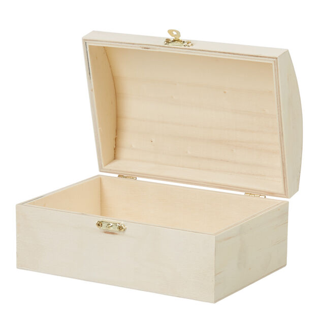 Bo&icirc;te &agrave; bijoux en bois &agrave; d&eacute;corer L18xl12xH8,5cm