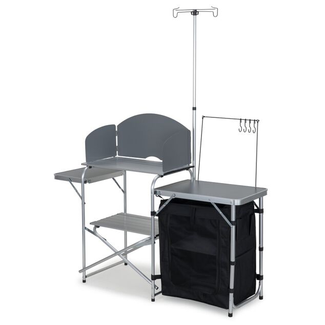 Mobilier cuisine d'ext&eacute;rieur nomade 146x49xH130cm