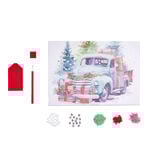 Toile diamond painting 21x30cm - 2 modèles