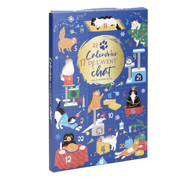 Calendrier de l'avent pour chat