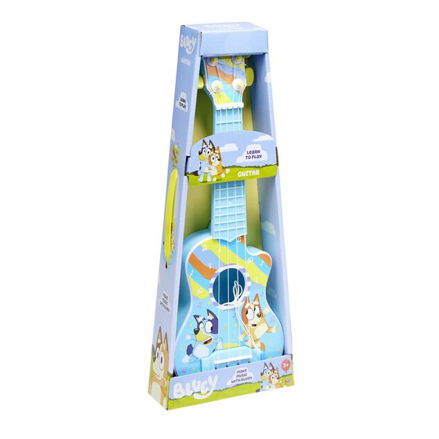 Guitare enfant Bluey m&eacute;diator Int&eacute;gr&eacute; 14x4xH40cm