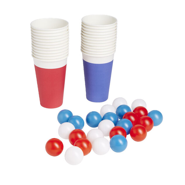 Bi&egrave;re pong supporter France bleu blanc rouge