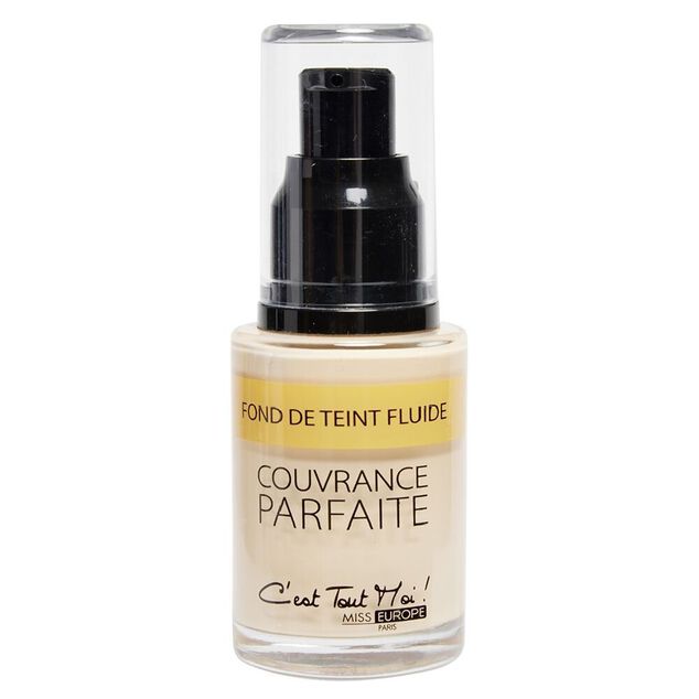 Fond de teint fluide couleur beige clair n&deg;01