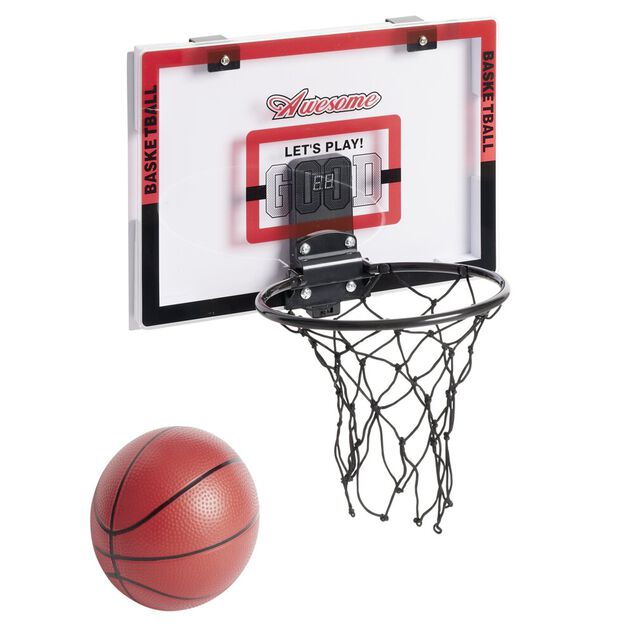 Panier de basket pliable panneau sonore affichage num&eacute;rique 40x25xH26cm (2 mod&egrave;les)