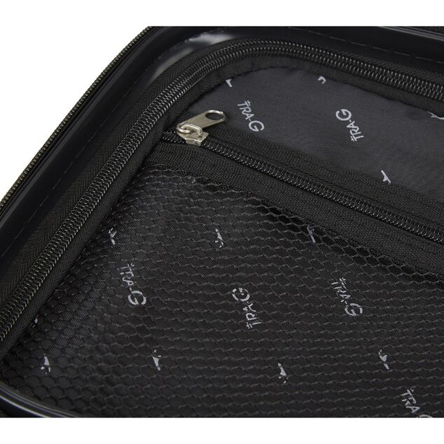 Valise cabine rigide noir 4 roues H50cm