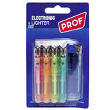 Briquet &eacute;lectronique jetable transparents x5
