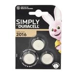 Pile bouton CR2016 x3 Duracell