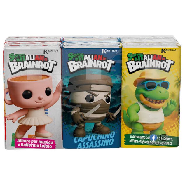 Mouchoirs Brainrot 4 plis paquet individuel 9x6