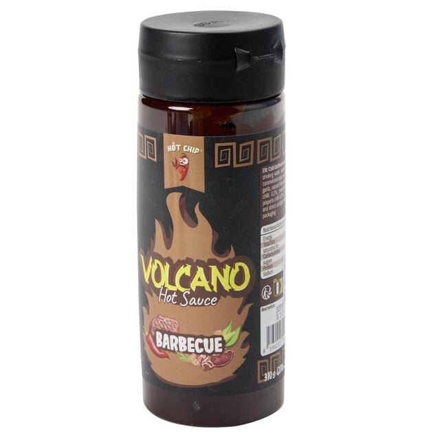 Sauce piquante Hot Chip Volcano saveur barbecue 270ml