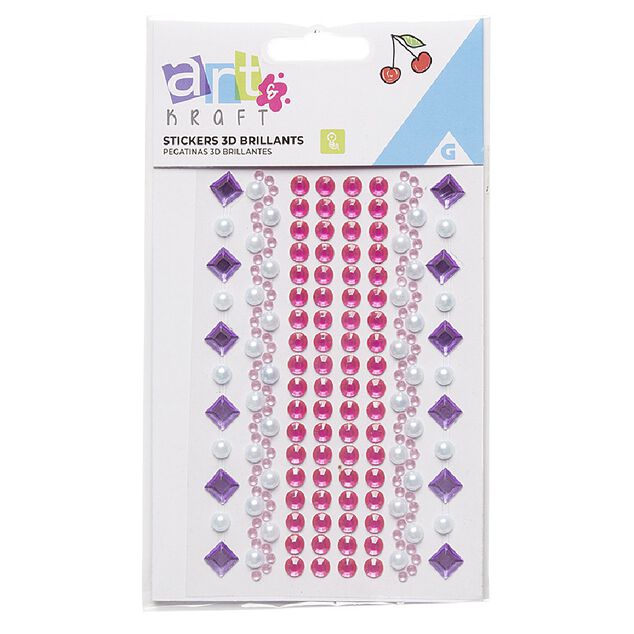 Sticker diamant 3D 2 modèles