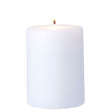 Bougie pilier blanche &Oslash;7xH10 cm