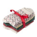 Chaussettes femme tige haute x5 motif Noël T36/40