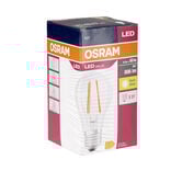 Ampoule LED filament E27 A60 blanc chaud Osram 6,5W=60W 806lms classe E