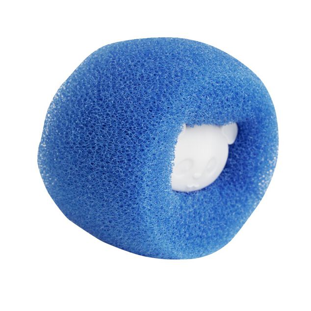 Lot de 3 boules attrape-poils pour machine &agrave; laver